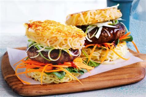 Ramen Burger Recipe - Taste.com.au