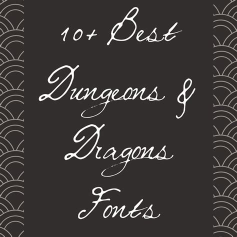 10+ Best Dungeons and Dragons Font Options & Clipart - Website Tips and ...