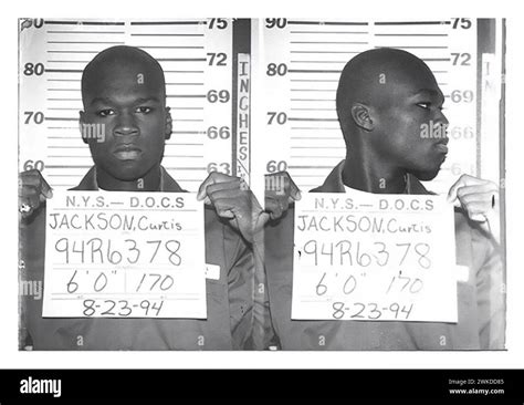 Curtis Jackson aka 50 cent Mug Shot, 1994 Stock Photo - Alamy