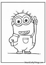Minion Coloring Pages With Names sketch template