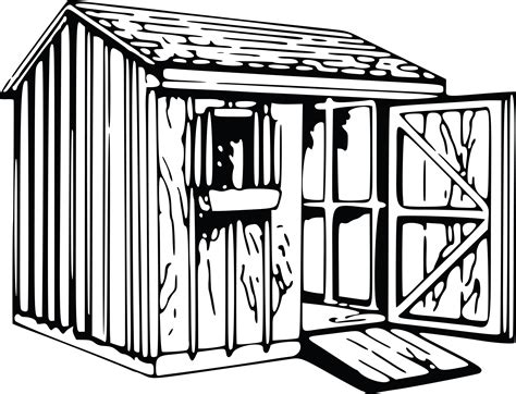 Free Clipart Of A shed