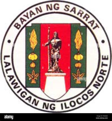 . English: municipality of Sarrat, Ilocos Norte, Official Seal . Ilocos Norte LGU 50 Sarrat ...