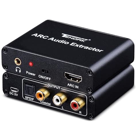 HDMI ARC Adapter, Tendak ARC Audio Extractor with Digital Optical ...