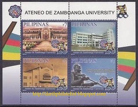 Still Stampin' (Darthphilatelist in Hyper Mode...): Ateneo de Zamboanga University (ADZU), 100th ...