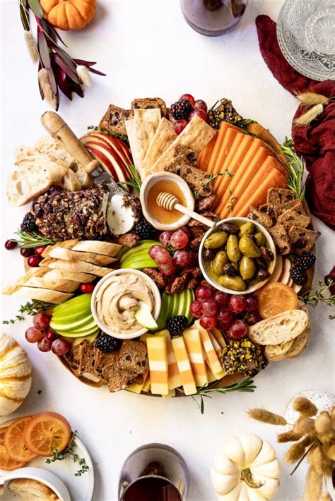 Fall Charcuterie Board (Vegetarian & Simple)