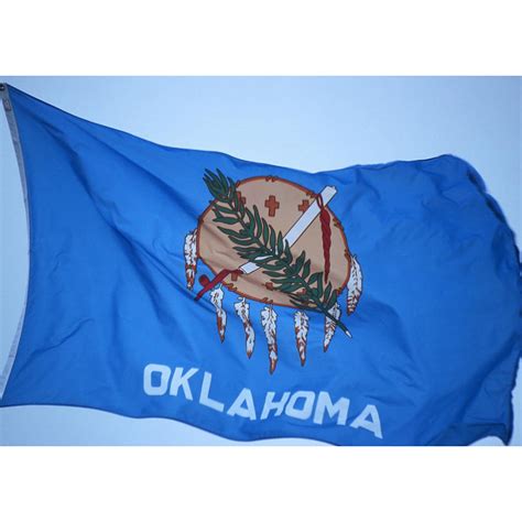 Oklahoma State Flag - 5' x 8' - Polyester - PN: 64-100-10124 - Walmart.com - Walmart.com