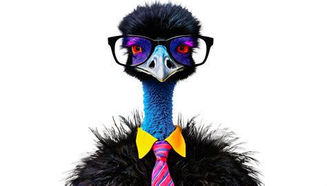 Ostrich, Cartoon, Caricature, Png Free Stock Photo - Public Domain Pictures