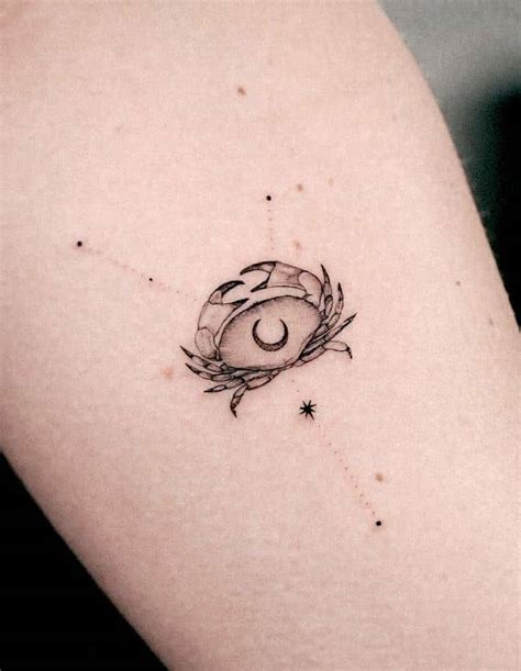 48 Unique Cancer Zodiac Tattoos For The Moonchild