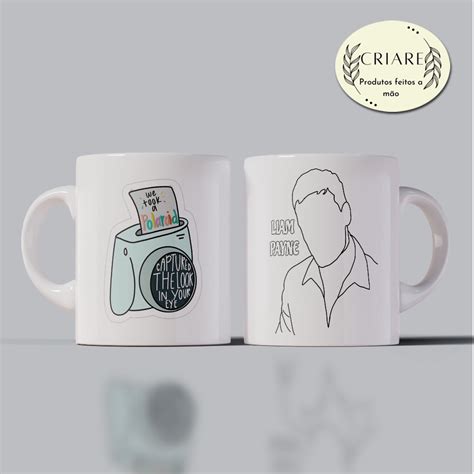 Caneca de Porcelana Liam Payne Polaroid | Shopee Brasil