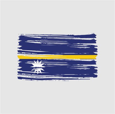 Nauru Flag Brush Strokes. National Flag 6414767 Vector Art at Vecteezy