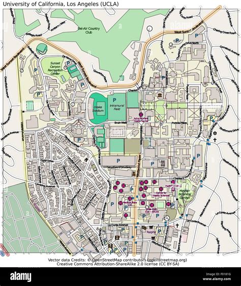 Ucla Campus Map Large