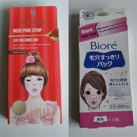 Nose pore strips, Health & Beauty, Face & Skin Care on Carousell