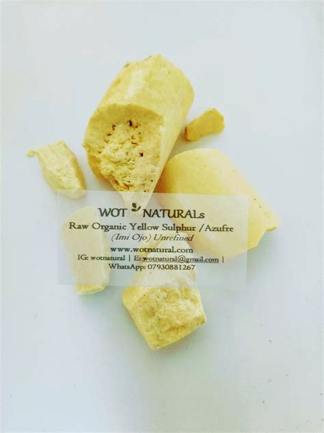 Pure Organic Sulphur Rock Powder ‘Imi Ojo’ – Wot Natural