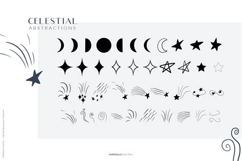 Celestial Clipart Zodiac Symbols Clipart Constellations | Etsy