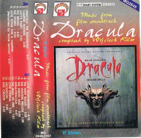 Wojciech Kilar – Dracula (Original Motion Picture Soundtrack) (Cassette ...