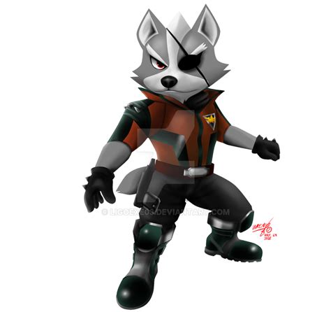 Wolf O'Donnell ( Star Fox 64 3D ) Artwork no offic by Ligoexe03 on ...