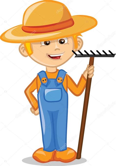 Characters Of A Cute Farmer - 65+ File SVG PNG DXF EPS Free