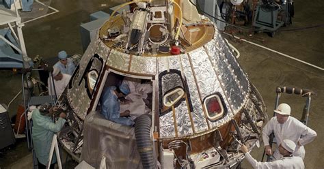 Apollo 1 capsule hatch shown 50 years after fatal fire