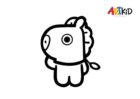 Mang BT21 | Free printable coloring pages | Dibujos kawaii, Pegatinas ...