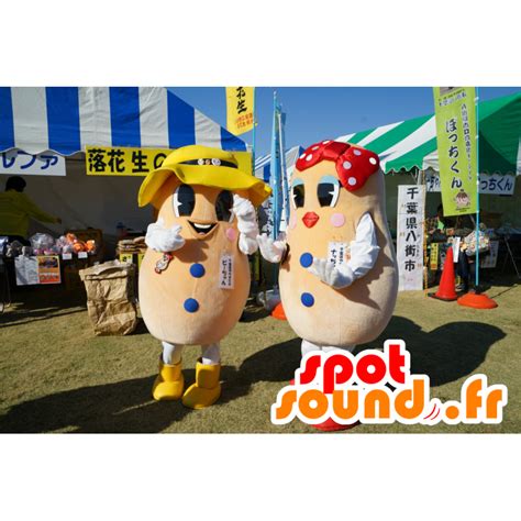 Purchase 2 giant mascots potatoes, a boy and a girl in Yuru-Chara ...