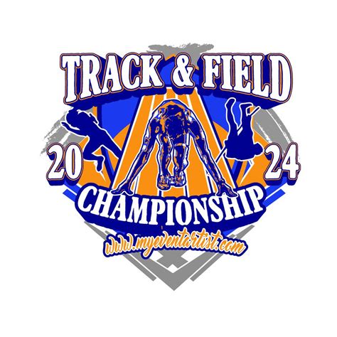 TRACK & FIELD CHAMPIONSHIP EVENT LOGO DESIGN FOR PRINT | My Event Artist