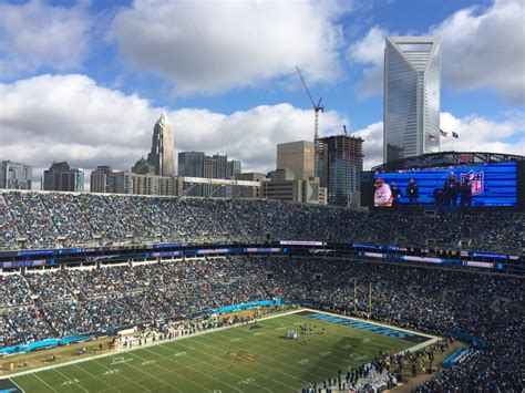 Something special is happening inside the Carolina Panthers' stadium ...