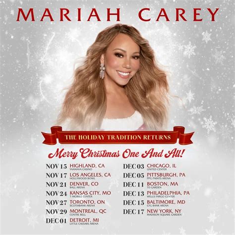 Mariah Carey 2024 Christmas Tour Tickets - Ardis Britney