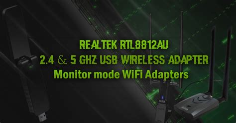 Realtek rtl8812au 2.4 & 5 ghz USB wireless adapter - KaliTut