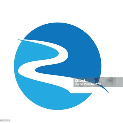 River Logo Vector Stock Illustration - Download Image Now - Abstract ...