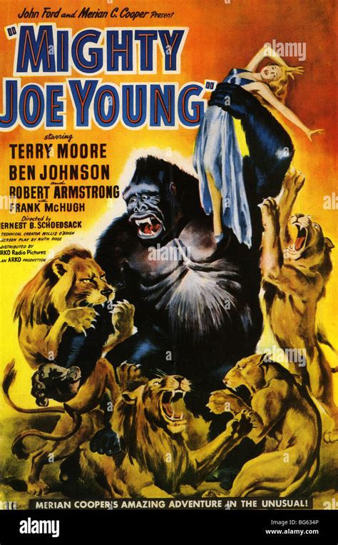 MIGHTY JOE YOUNG - Poster for 1949 RKO film Stock Photo - Alamy