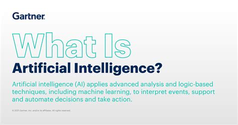 What Is Artificial Intelligence (AI) | Gartner