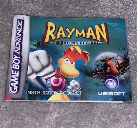 RAYMAN HOODLUMS REVENGE Instruction Nintendo Gameboy Advance Manual Only GBA £3.99 - PicClick UK