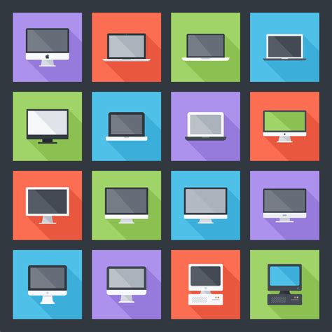 11 Flat Computer Icon Graphics Images - Windows 8 Computer Icon ...