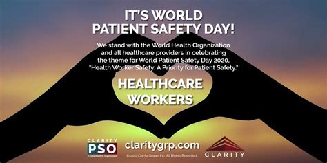 It's World Patient Safety Day!