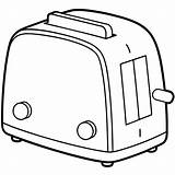 Toaster coloring page Outline Book Line Art Drawing  sketch template