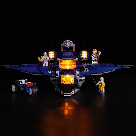 LEGO 76126 Led Light Avengers Ultimate Quinjet Brick kits Basic Version ...