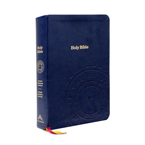 Compact Catholic Bible RSVCE - Black with Zipper Closure