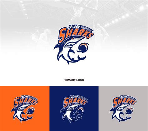 CBA-SHANGHAI SHARKS LOGO on Behance | Shark logo, ? logo, Branding design logo