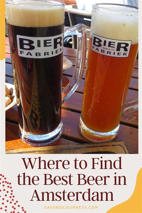 Where to Find the Best Beer in Amsterdam - Savored Journeys