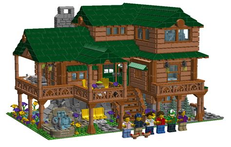 LEGO IDEAS - Product Ideas - Log Cabin Home