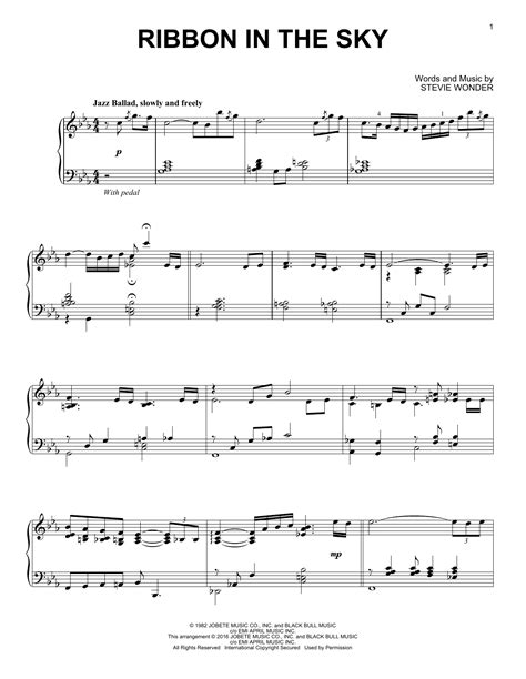 Ribbon In The Sky | Sheet Music Direct