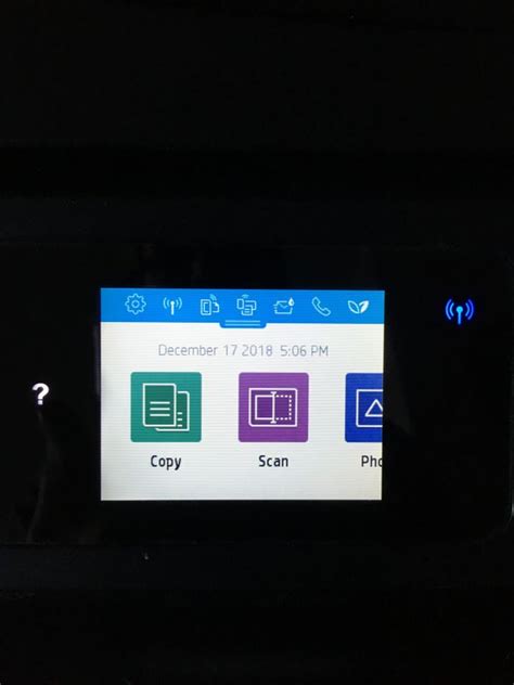 Question mark is displayed on my 7855 Envy Printer - HP Support Community - 6938816