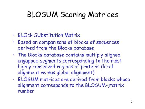 PPT - Alignment IV BLOSUM Matrices PowerPoint Presentation, free download - ID:223101