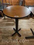 Round bar table - McLaughlin Auctioneers, LLC- mc-bid.com