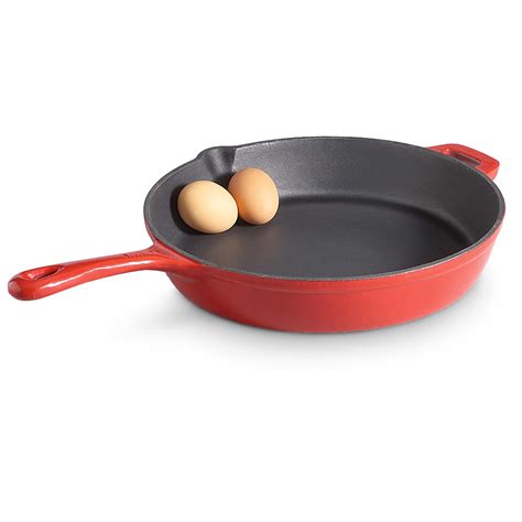 The Best Enameled Cast Iron Skillet - 233086, Cookware at Sportsman's Guide