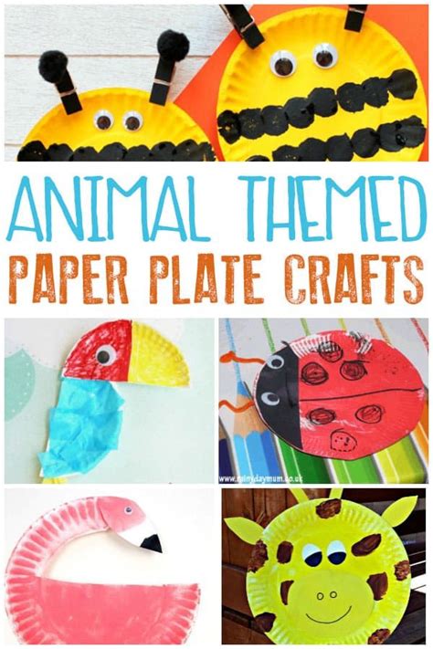 30 + Summer Themed Paper Plate Crafts for Kids | Paper plate crafts for kids, Animal crafts for ...