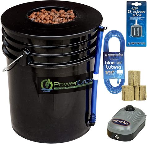 PowerGrow Deep Water Culture Hydroponic Bucket Kit Review - Marijuana Beginners