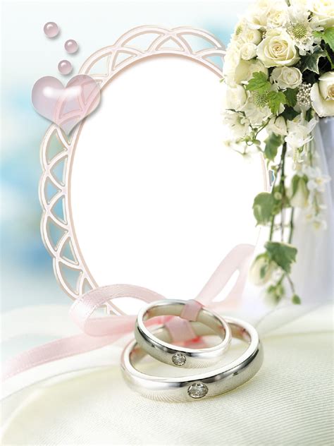 Floral-Border-Oval-Wedding-Picture-Frame | Wedding frames, Framed ...