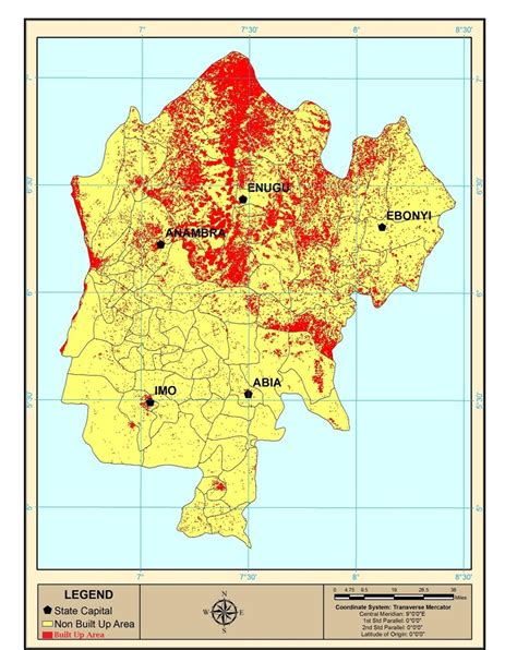 Land-use Characteristics of States in the South-East, Nigeria (2006)... | Download Scientific ...