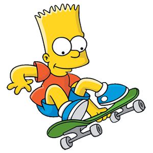 bart simpson skateboarding - Google Search | Bart simpson, Simpsons art ...